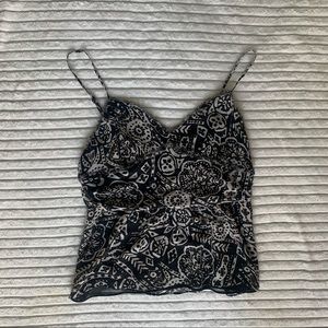 Express Spaghetti Strap Patterned top